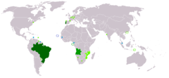Países e regiões onde a língua portuguesa é falada ou possui status oficial
