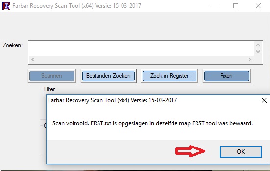 farbar recovery scan tool unable to fine fixlist.txt